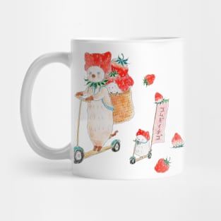 Kickboard Ichigo Nyanco Mug